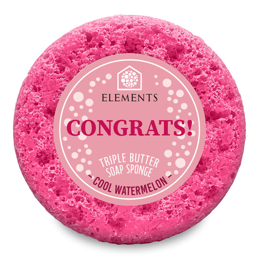 Congrats Cool Watermelon Soap Sponge