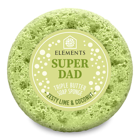 Super Dad - Zesty Lime & Coconut Soap Sponge