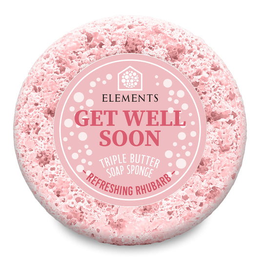 Get Well Soon - Refreshing Rhubarb Soap Sponge