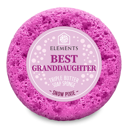 Best Granddaughter - Snow Pixie Soap Sponge