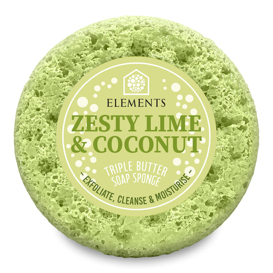 Zesty Lime & Coconut Soap Sponge