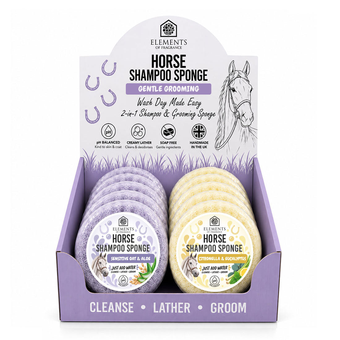 Horse Shampoo Sponge CDU