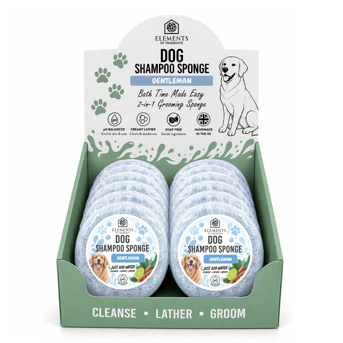 Dog Shampoo Sponge CDU