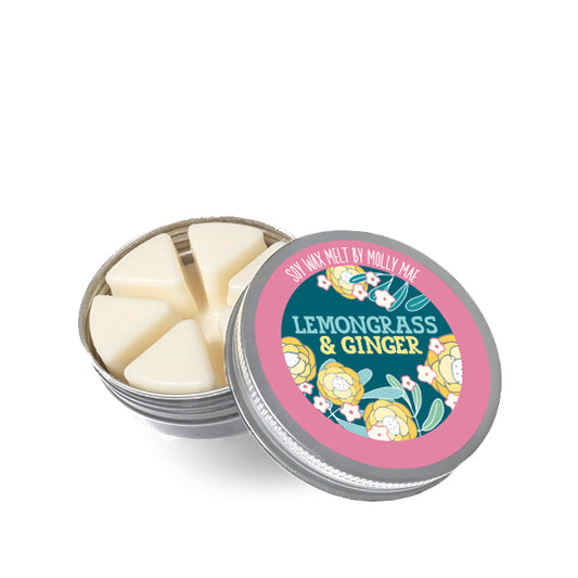 Lemongrass & Ginger Wax Melt 50g Molly Mae