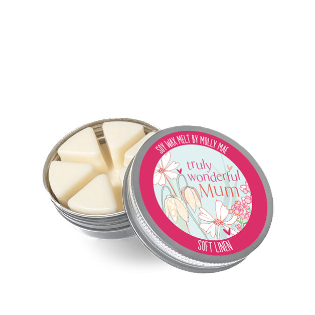 Wonderful Mum - Soft Linen Wax Melt 50g Molly Mae