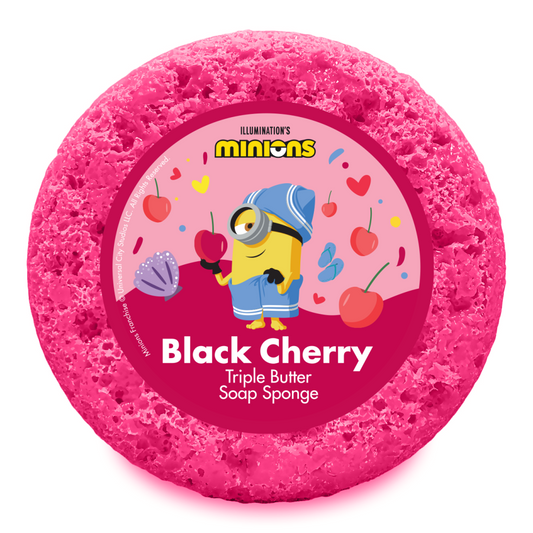 Black Cherry Minions Soap Sponge