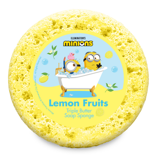 Lemon Fruits Minions Soap Sponge