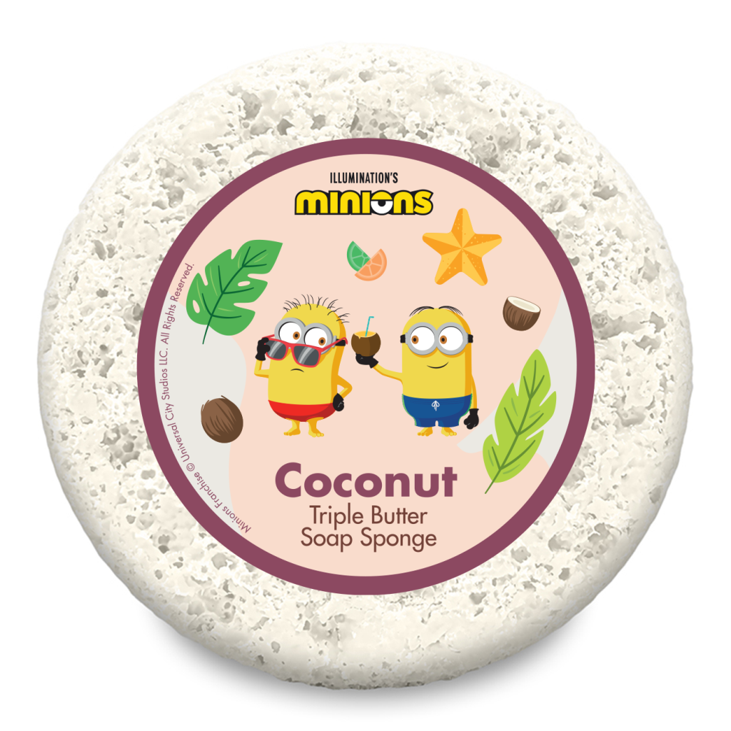 Coconut Minions Soap Sponge