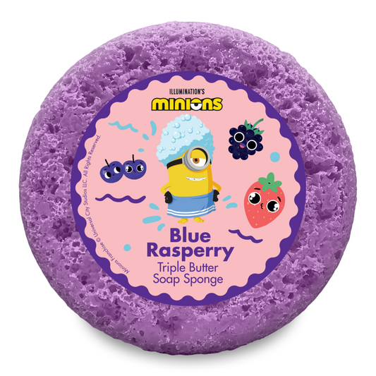 Blue Raspberry Minions Soap Sponge