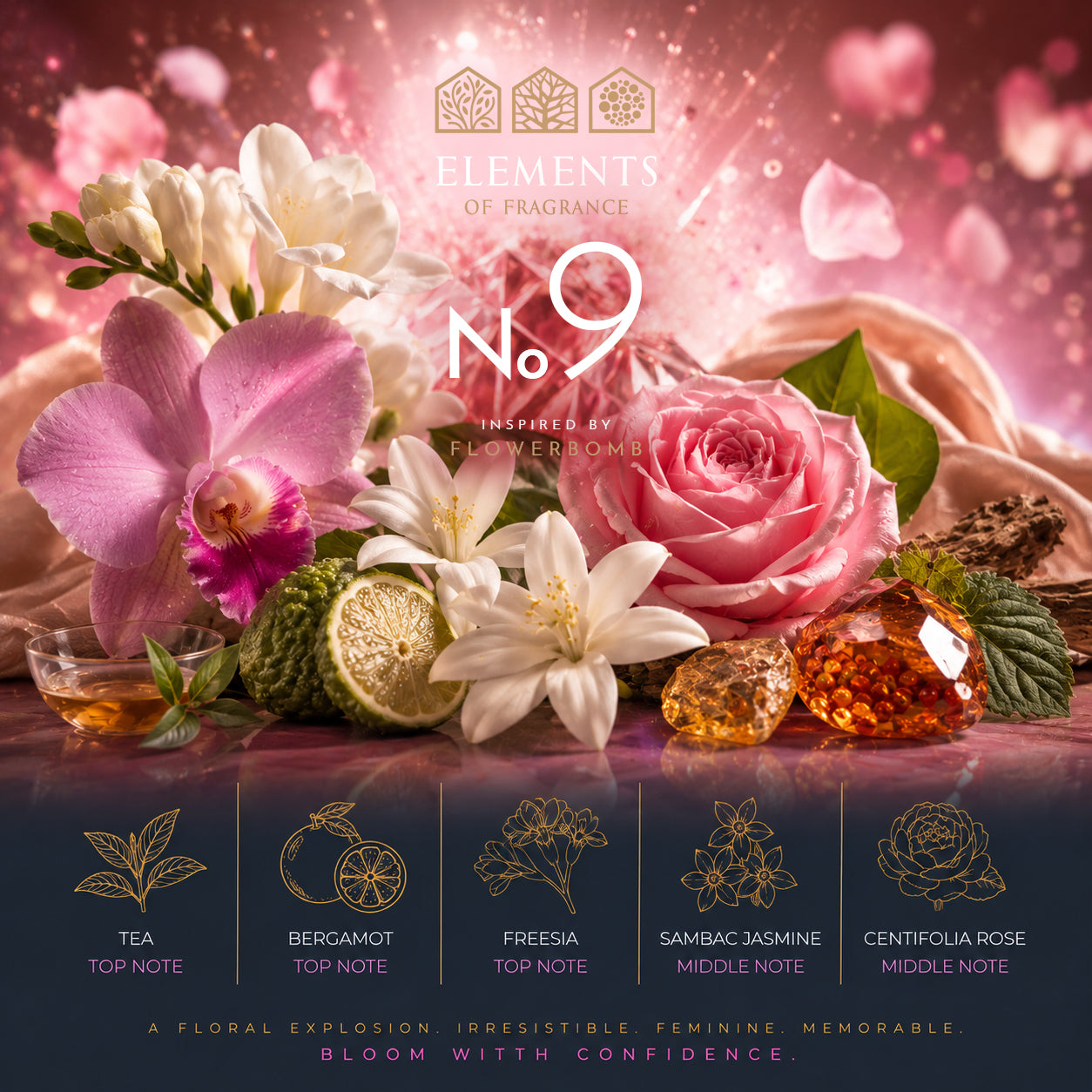 No9 Inspired by Flowerbomb Perfume