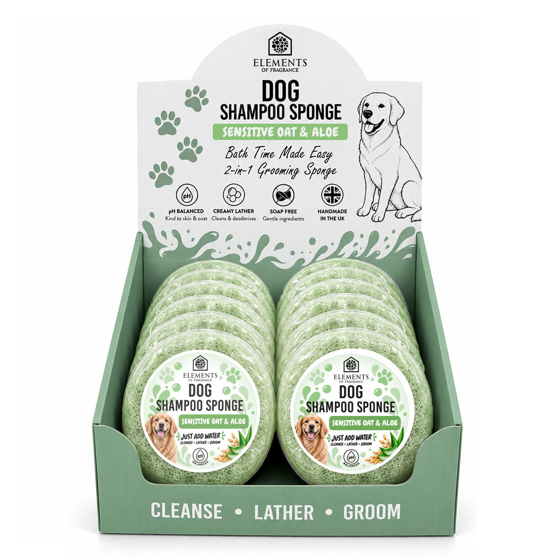 Dog Shampoo Sponge CDU