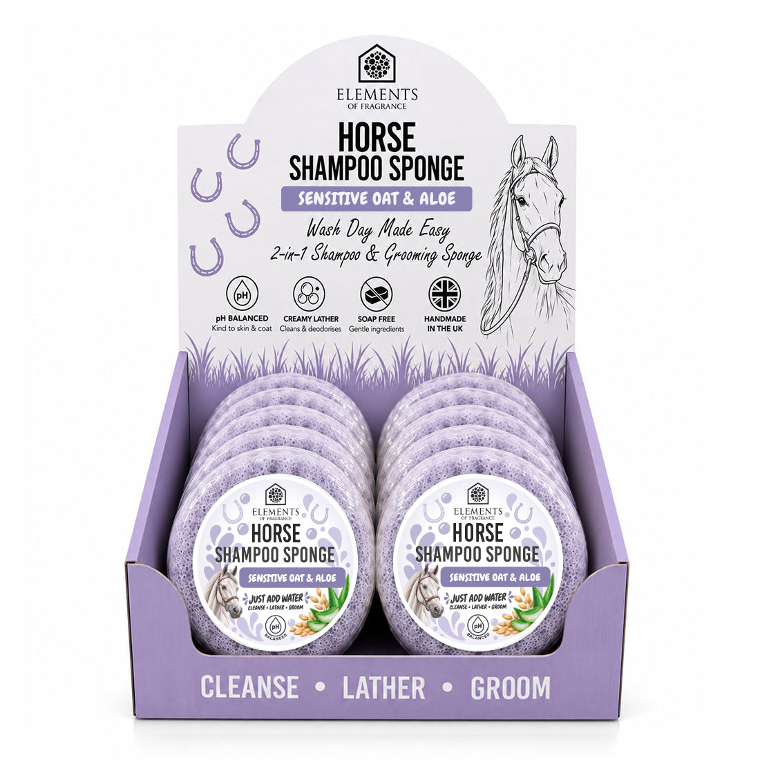 Horse Shampoo Sponge CDU
