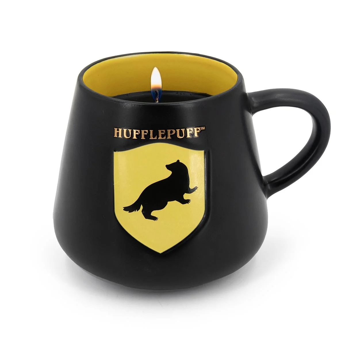Officially licensed Harry Potter Hufflepuff House Cup Candle 275g