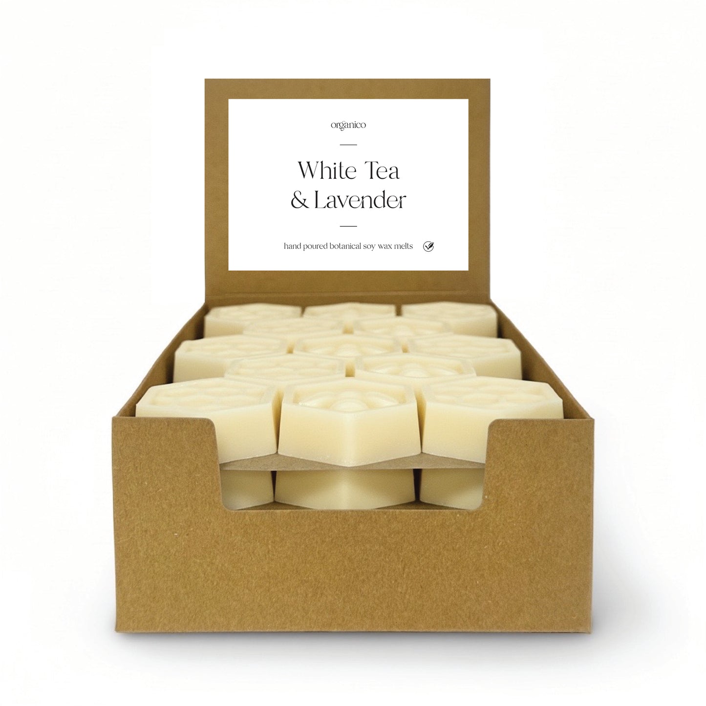 White Tea & Lavender - Wax Melt Display Box - 52 x 16g