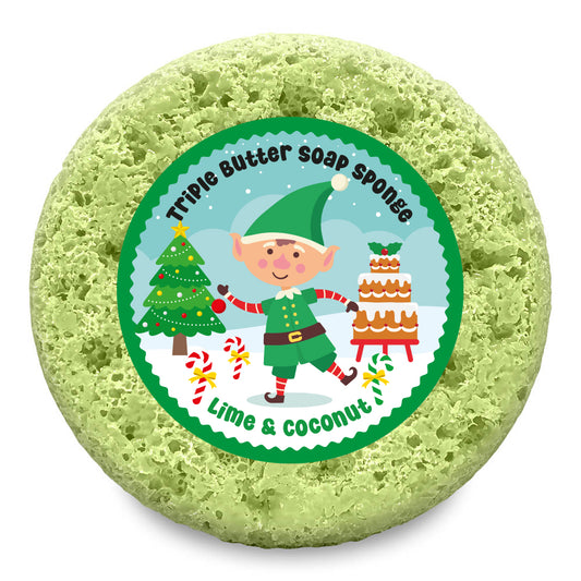 Boy Elf Lime & Coconut Soap Sponge