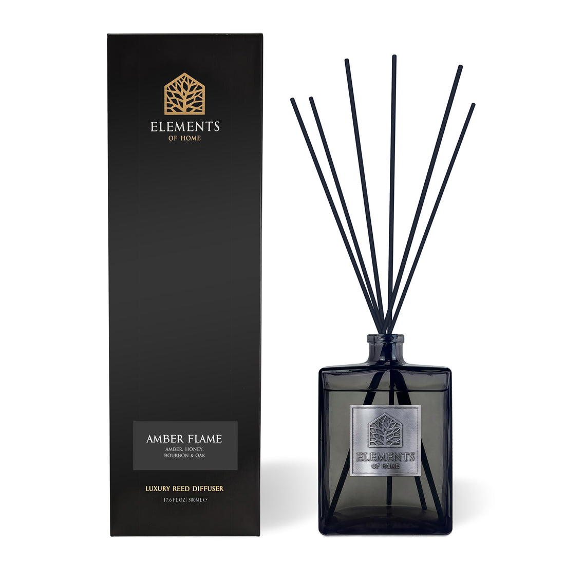 Amber Flame Reed Diffuser 500ml | Elements Of Home Premium Collection ...