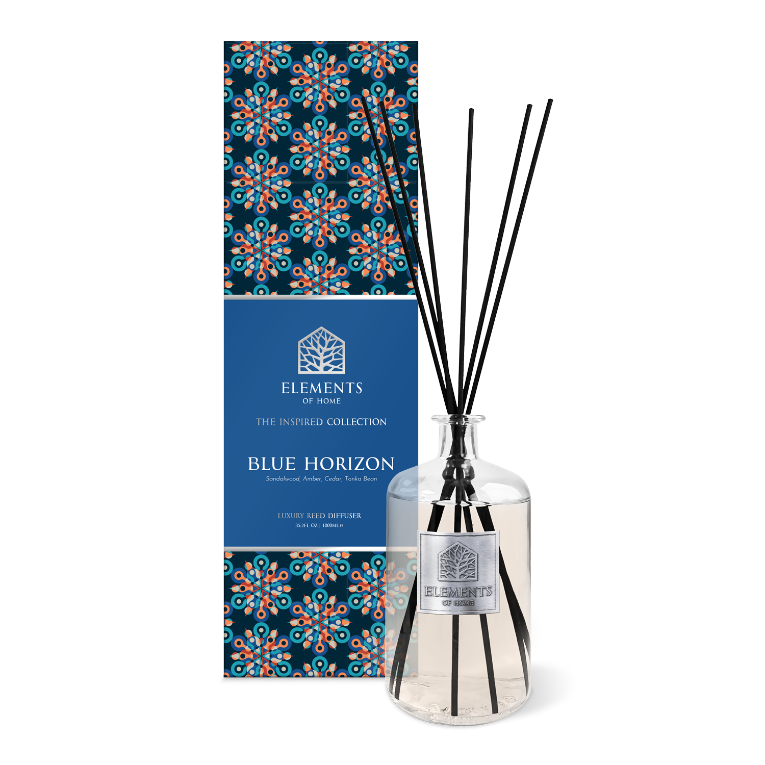 Diffuser Elements Blue Horizon 500ml Inspired Reed Diffuser - Elements of Home - Inspired ...