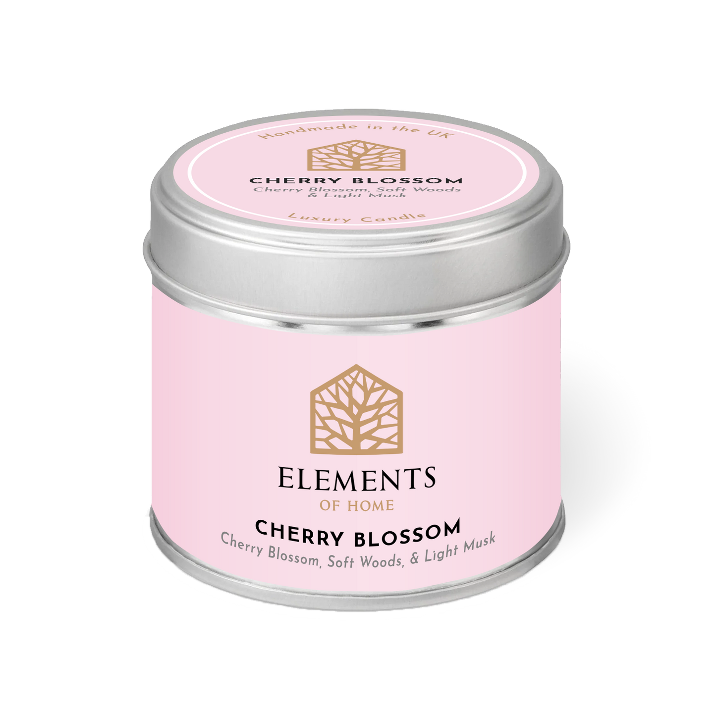 Cherry Blossom Candle In A Tin