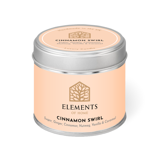 Cinnamon Swirl Candle In A Tin