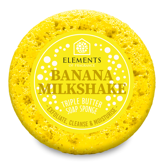 Banana Milkshake Soap Sponge