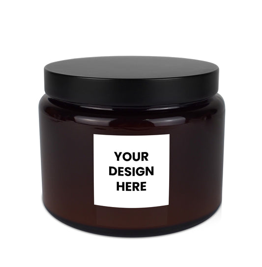 White Label Premium Glass Candle 413g