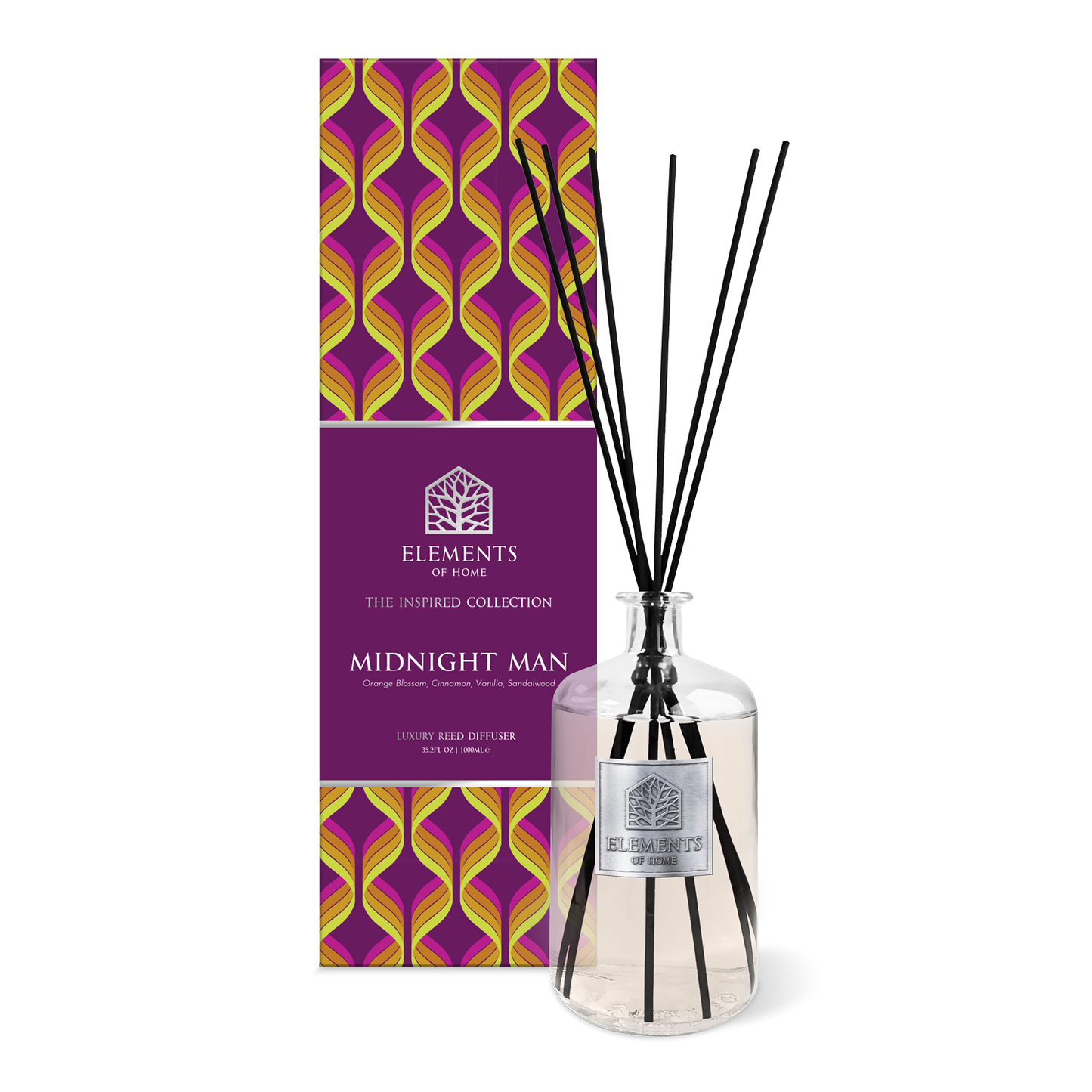 Midnight Man 1000ml Inspired Reed Diffuser