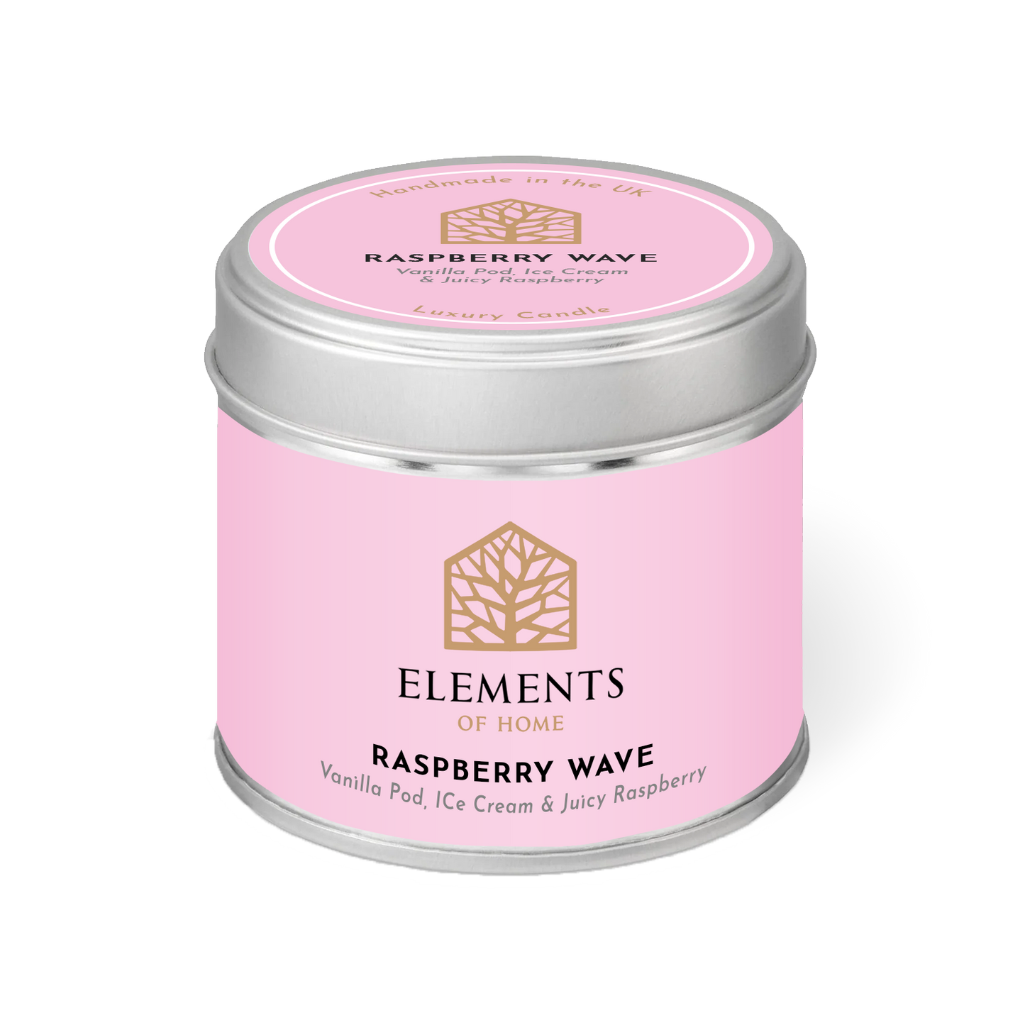 Elements of Fragrance - Rasberry Wave - Candle In A Tin