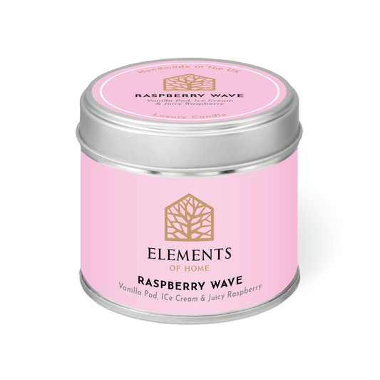 Raspberry Wave Candle In A Tin