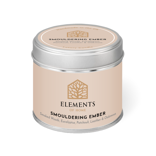 Smouldering Ember Candle In A Tin