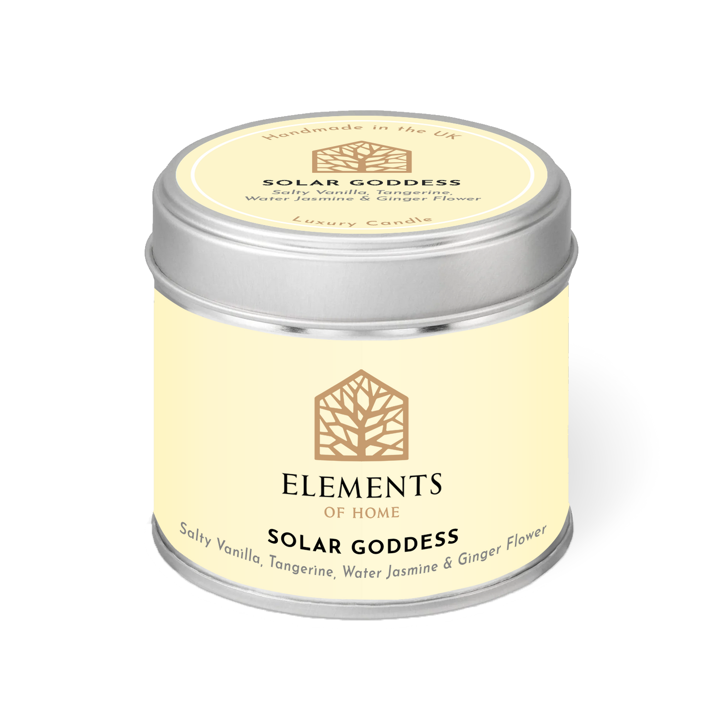Elements of Fragrance - Solar Goddess - Candle In A Tin