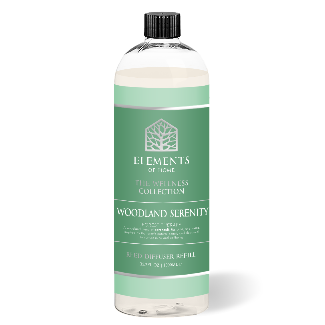 Woodland Serenity 1000ml Wellness Diffuser Refill - Forest Therapy