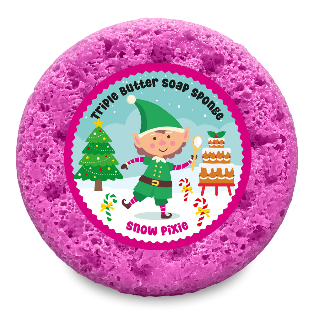 Girl Elf Snow Pixie Soap Sponge