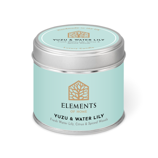 Yuzu & Waterlily Candle In A Tin 180g