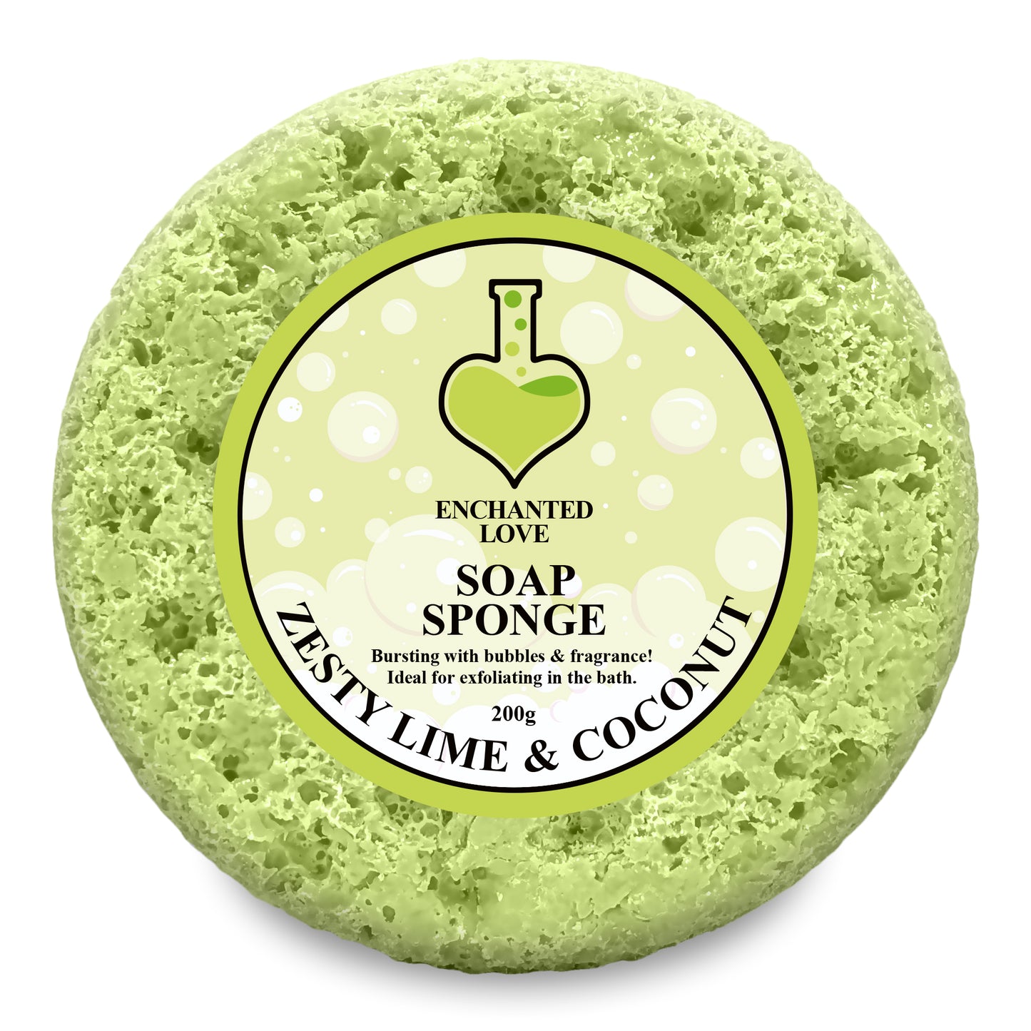 Zesty Lime & coconut Soap Sponge